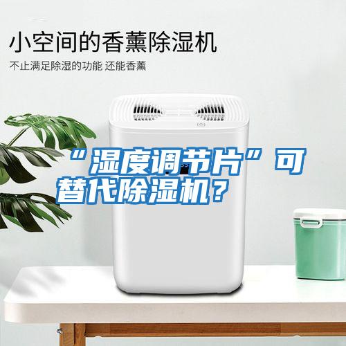 “濕度調節(jié)片”可替代除濕機？