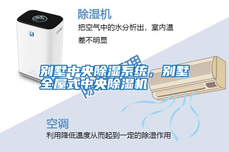 別墅中央除濕系統，別墅全屋式中央除濕機