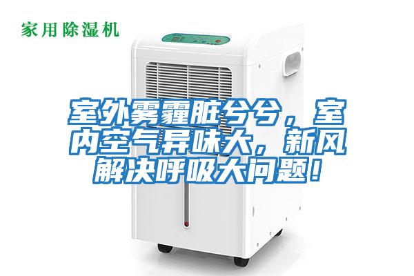 室外霧霾臟兮兮,室內空氣異味大,新風解決呼吸大問題!