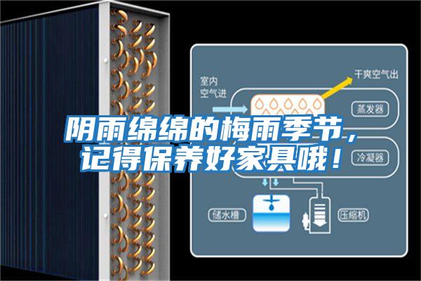 陰雨綿綿的梅雨季節，記得保養好家具哦！