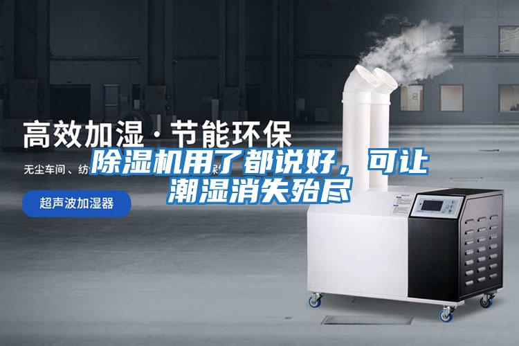 除濕機用了都說好，可讓潮濕消失殆盡