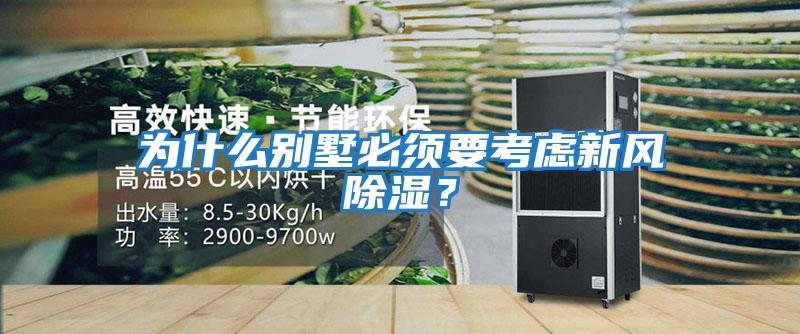 為什么別墅必須要考慮新風除濕？