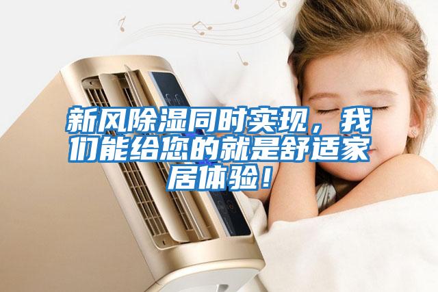 新風(fēng)除濕同時(shí)實(shí)現(xiàn)，我們能給您的就是舒適家居體驗(yàn)！