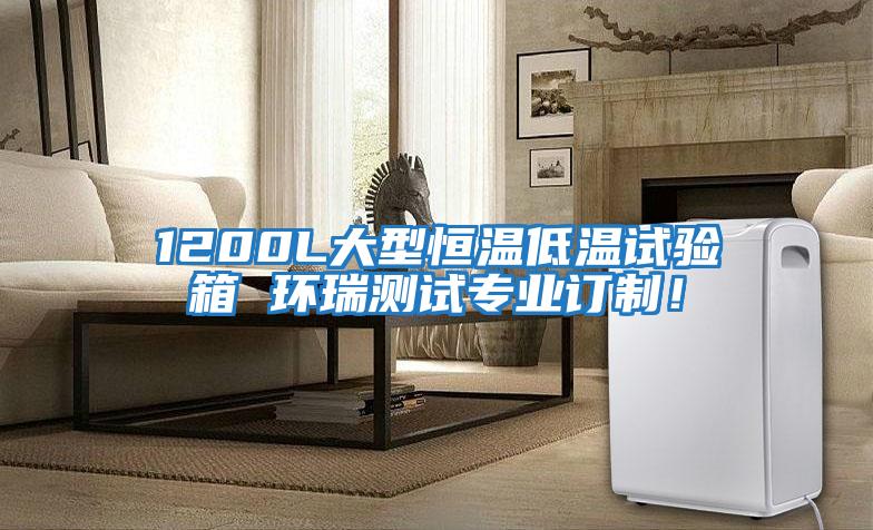 1200L大型恒溫低溫試驗箱 環瑞測試專業訂制！