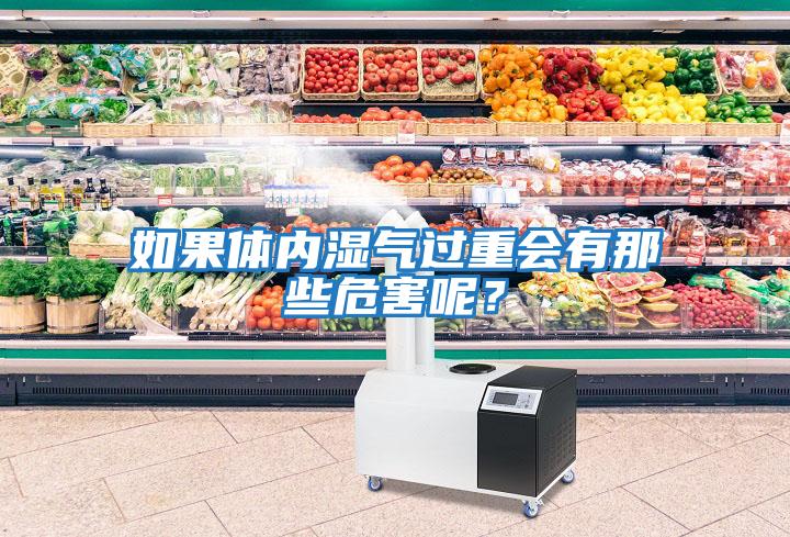 如果體內濕氣過重會有那些危害呢？