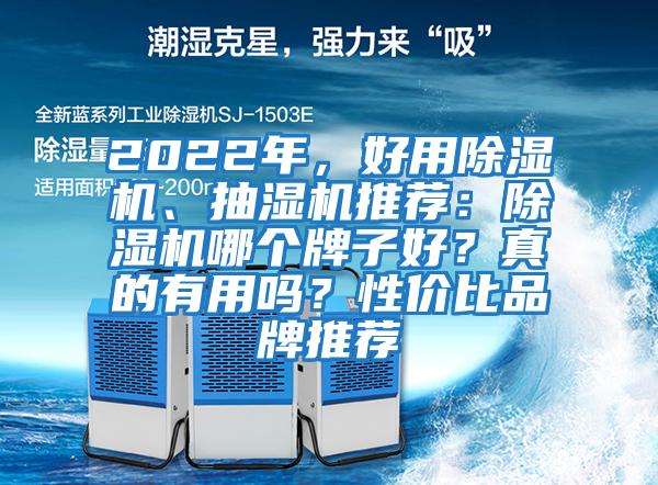 2022年，好用除濕機(jī)、抽濕機(jī)推薦：除濕機(jī)哪個(gè)牌子好？真的有用嗎？性?xún)r(jià)比品牌推薦
