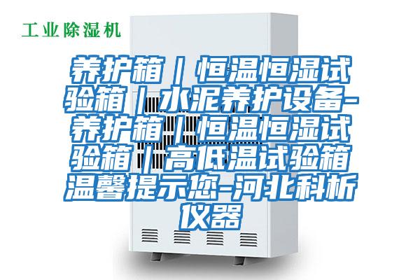 養護箱｜恒溫恒濕試驗箱｜水泥養護設備-養護箱｜恒溫恒濕試驗箱｜高低溫試驗箱溫馨提示您-河北科析儀器