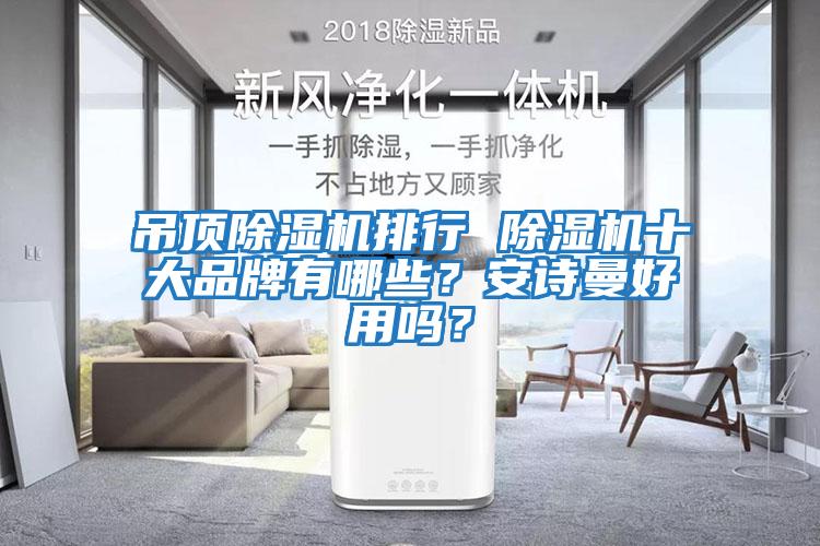 吊頂除濕機排行 除濕機十大品牌有哪些?安詩曼好用嗎?