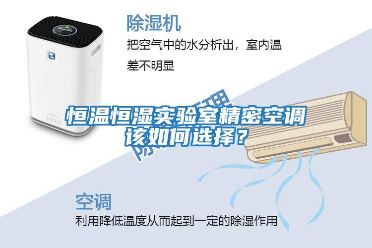 恒溫恒濕實驗室精密空調該如何選擇？