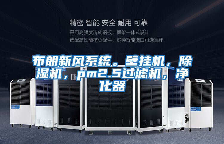 布朗新風系統(tǒng)。壁掛機，除濕機，pm2.5過濾機，凈化器