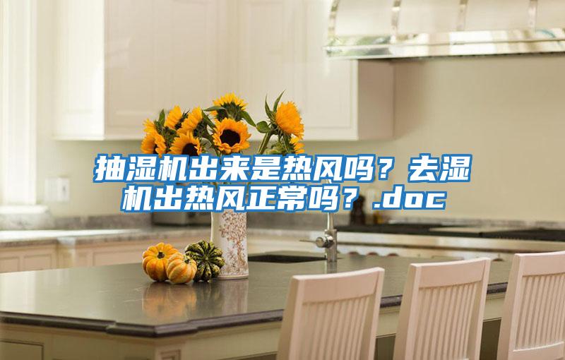 抽濕機(jī)出來(lái)是熱風(fēng)嗎？去濕機(jī)出熱風(fēng)正常嗎？.doc