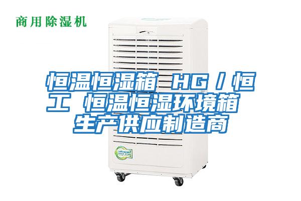 恒溫恒濕箱 HG／恒工 恒溫恒濕環境箱 生產供應制造商