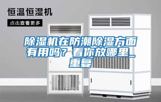 除濕機(jī)在防潮除濕方面有用嗎？看你放哪里_重復(fù)