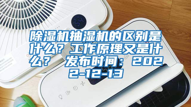 除濕機(jī)抽濕機(jī)的區(qū)別是什么？工作原理又是什么？ 發(fā)布時(shí)間：2022-12-13