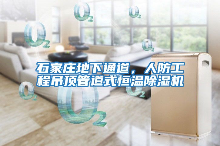 石家莊地下通道，人防工程吊頂管道式恒溫除濕機