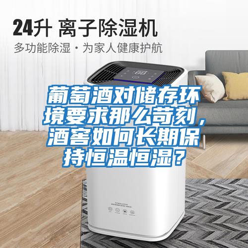 葡萄酒對儲存環境要求那么苛刻,酒窖如何長期保持恒溫恒濕?