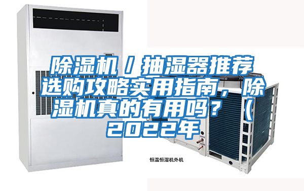 除濕機/抽濕器推薦選購攻略實用指南,除濕機真的有用嗎?(2022年
